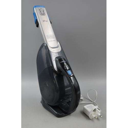 436 - A Black & Decker Handheld Dustbuster Vacuum Cleaner, Powers on When Tested.