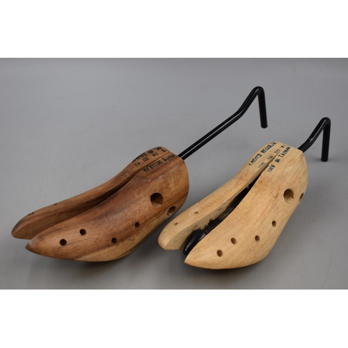 244 - Pair of Ladies Size Wooden Shoe Stretchers