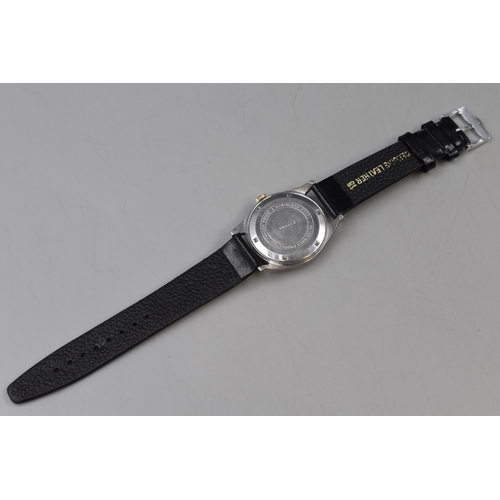 59 - HMT Nishat 17 Jewels Mechanical Gents Watch with Leather Strap