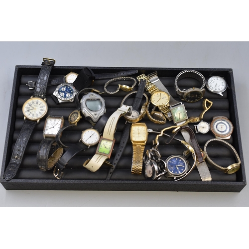 66 - Selection of unsorted Watches (Spare or Repairs)