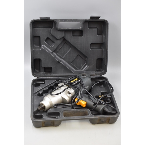 525 - Tooltec 800W Electric Wrench in box. Powers on when tested.