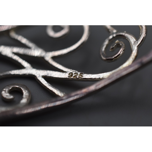 8 - Vintage 925 Silver Bangle