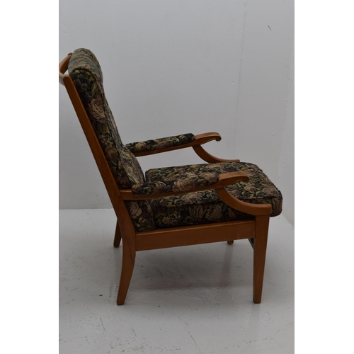 609 - Mid Century Cintique Fireside Armchair