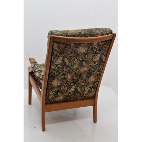 609 - Mid Century Cintique Fireside Armchair