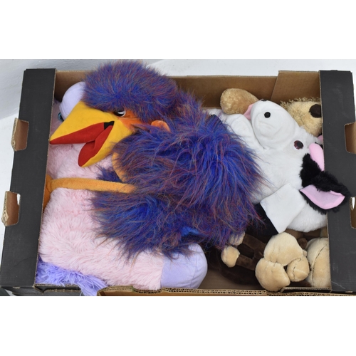 714 - Four Boxes of Assorted Children's Soft Toys.