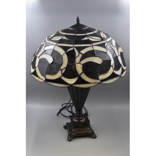 240 - Large Art Deco Tiffany Style Lamp (27