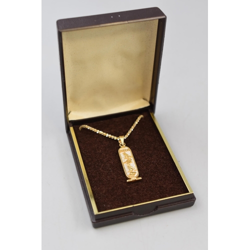 2a - 925 Gold on Silver 'Naomi' Necklace in Box