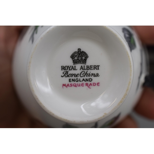 261 - Royal Albert Masquerade Fine Bone China 11 Piece Tea Set