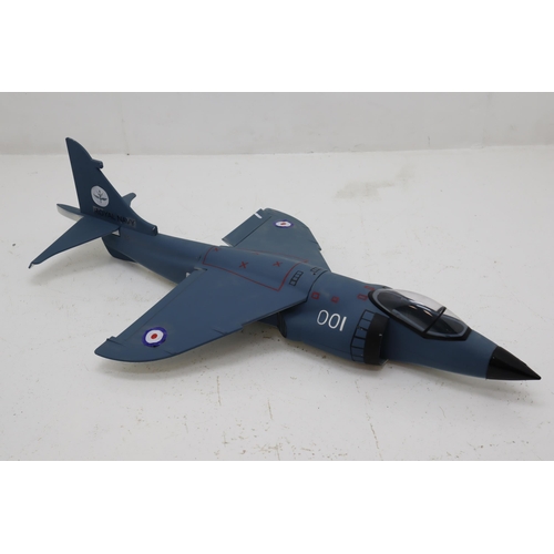 294 - Very Large Styrofoam Harrier Jump Jet with workings inside (no controller). Approx. Length 54”