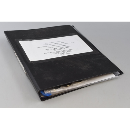 121 - A Folder Containing Military Memorabilia Relating To Roderick Glenn Pullen. Includes Duplicate GSM (... 