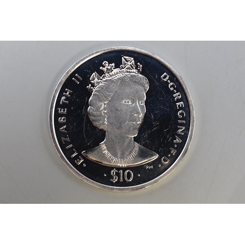 125 - A 2006 British Virgin Islands Silver 10 Dollar Coin.