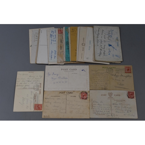 160 - Mixed Selection of Vintage Postcards dating back to 1910. Mainly addressed Charnock Richard