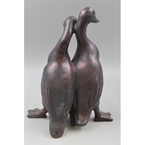 203 - A Bit Quakers Bronzed Duck Figures (12