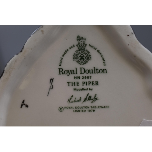 212 - Royal Doulton (HN 2907) The Piper Figurine (8.5