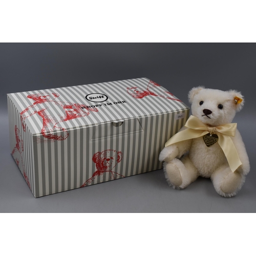 230 - Danbury Mint Stief Bear entitled Always in My Heart with Original Box and Tags