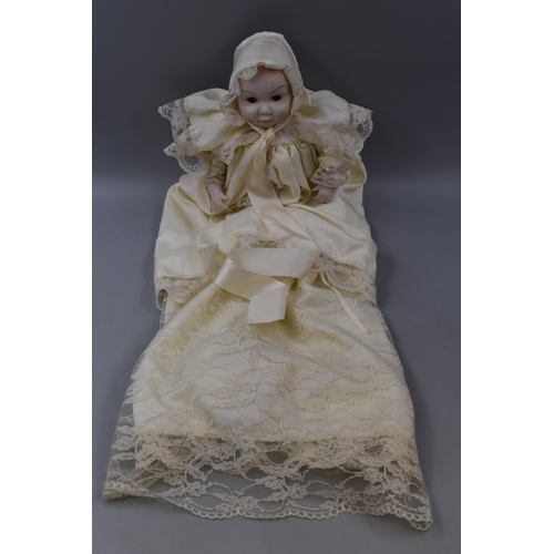 319 - Rare 1982 Porcelain Prince William Baby Infant Birth Doll by Alresford England