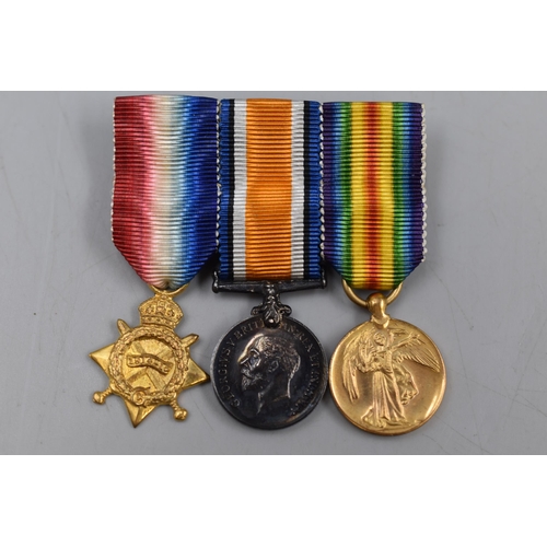 182 - WWI Miniature Medal Set in Presentation Box