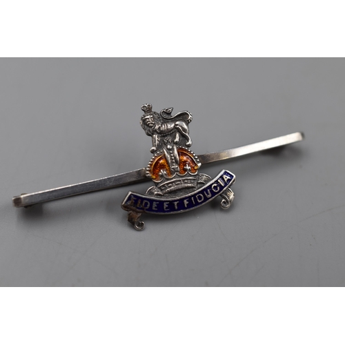 34 - Silver Military Royal Army Pay Corps Pin Badge