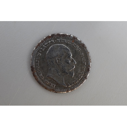 193 - Antique 1902 Miniature Imitation Edward VII Sovereign, Lauer of Nuremberg Germany Coin