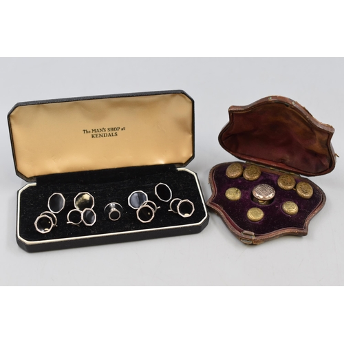 59 - Vintage Boxed Set of Studs and Cufflinks and one Other set from The Mans Shop at Kendals