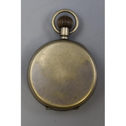 73 - A Goliath Pocket Watch, Free Balance. For Spares and Repairs.