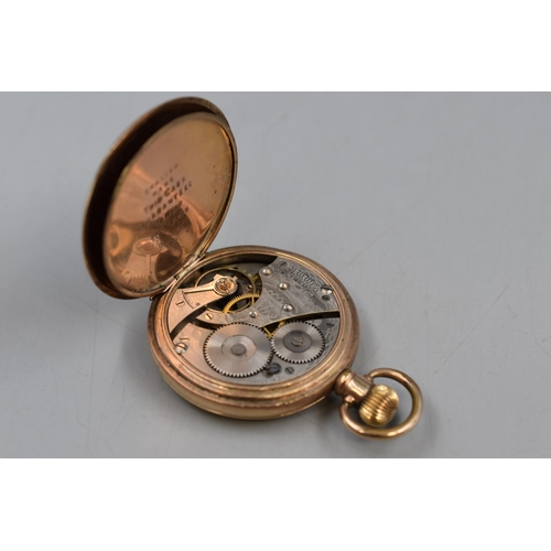 76 - Waltham Full Hunter Pocket Watch (Working / Missing Glass and Hand)