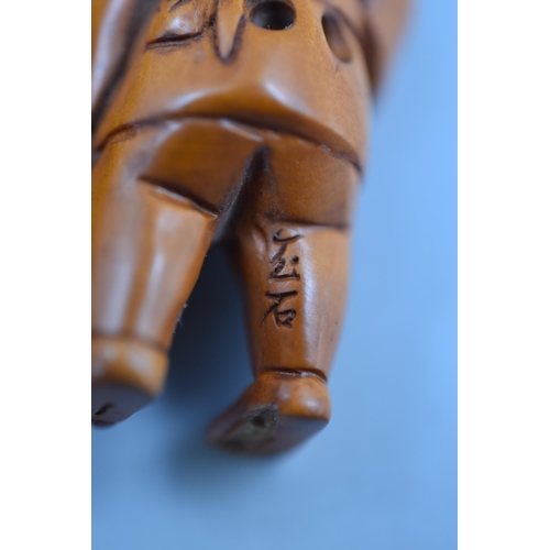 224 - Two Japanese Netsuke Figures