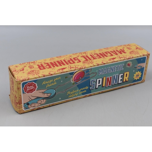 376 - Retro Boxed Magnetic Spinner Toy