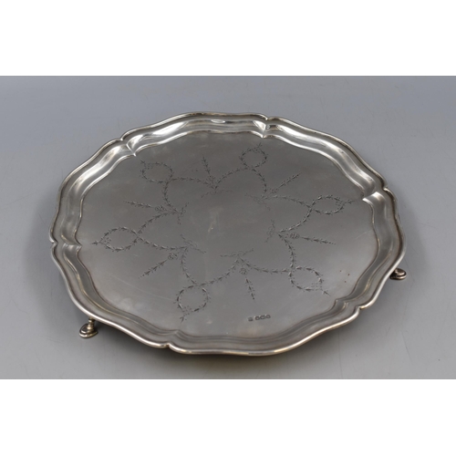 8 - A Hallmarked Sheffield Silver Tray (917g)