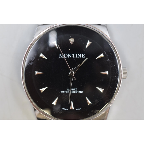 149 - Montine Gents Watch with Leather Strap (Working)