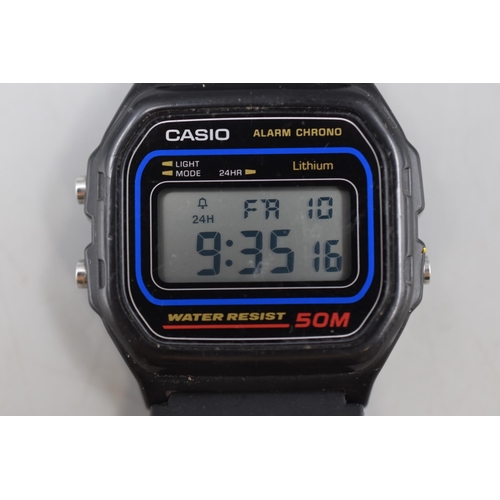 153 - Casio Alarm Chrono Digital Watch (Working)