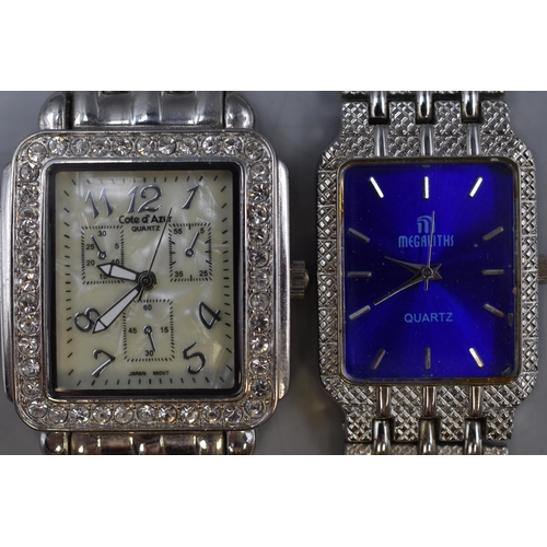 174 - Two Watches Including Megalithi and Cote d Azur (Both Working)