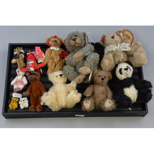 299 - A Selection of Collectable Teddy Bears, Includes Coca-Cola, Deans Rag Book Co and More.