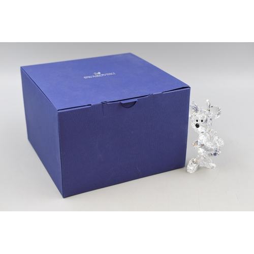 308 - A Swarovski Crystal Minnie Mouse Figure In Presentation Box. Approx  4.5