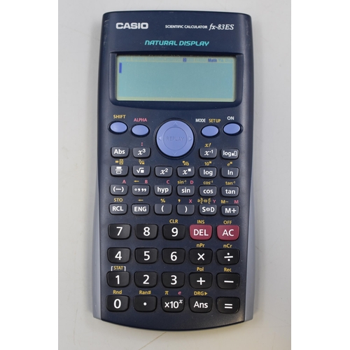 468 - A Casio fx-83ES Scientific Calculator, Working When Tested.