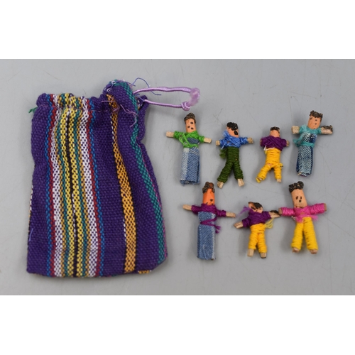 482 - Collection of Hand Made Mexican Worry Dolls