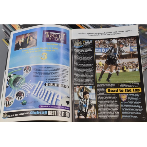 555 - Mixed Selection of Football Programmes from Various Teams dating back 20 years to include Newcastle,... 