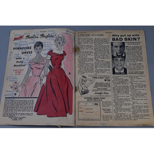 556 - Two Rare Vintage magazines to include Blighty No865 dated May 26th 1956 and Salute To Manchester Uni... 