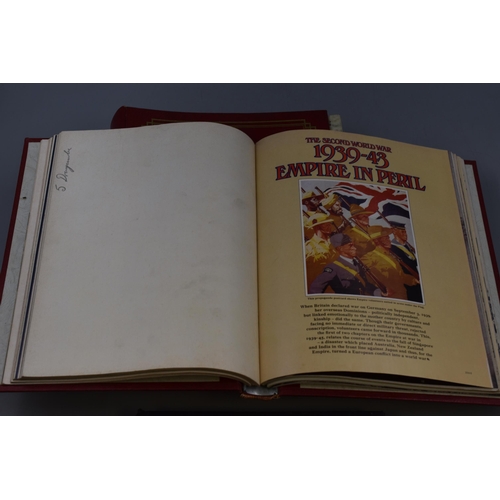 565 - Mixed Lot to include Three Binders Full of The British Empire Magazines and a Hardback Book Titled A... 