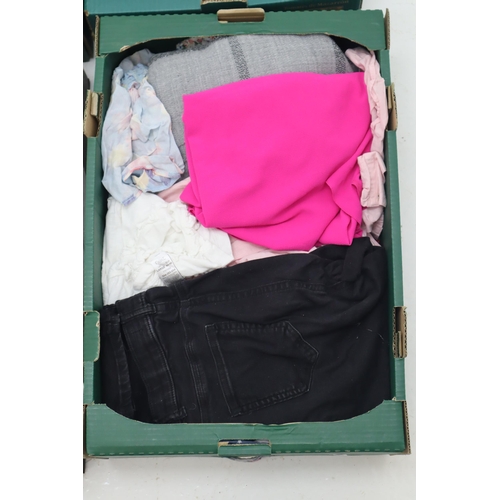 726 - Six Boxes of Assorted Women's Clothing