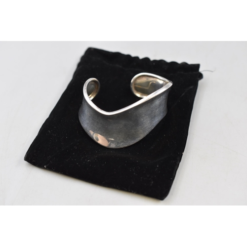 81 - Unmarked Silver Bracelet / Bangle