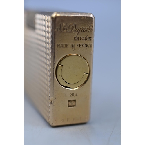 124 - DuPont of Paris Gold Plated Lighter