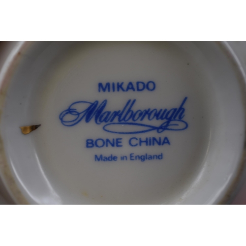 341 - Eighteen Pieces of Marlborough 'Mikado' Tea Set. Includes Cups, Saucers and Side Plates.