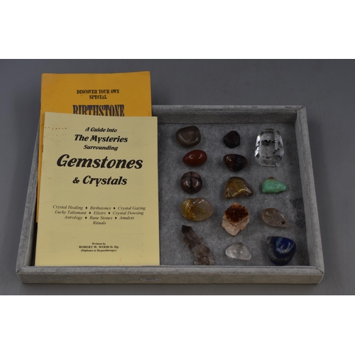 144 - A Selection of Gemstones and Gemstone Guides. Includes Quartz, Turquoise and More.