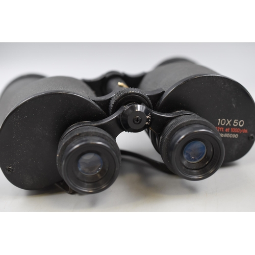 377 - Two Pairs of Binoculars (10 x 50) and Prinzlux (8 x 30)