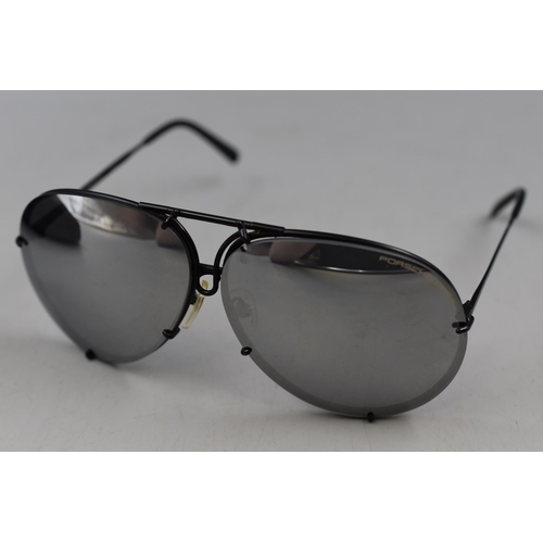 390 - A Pair of Porsche Design 8478 D Black Frame Sunglasses, In Case.