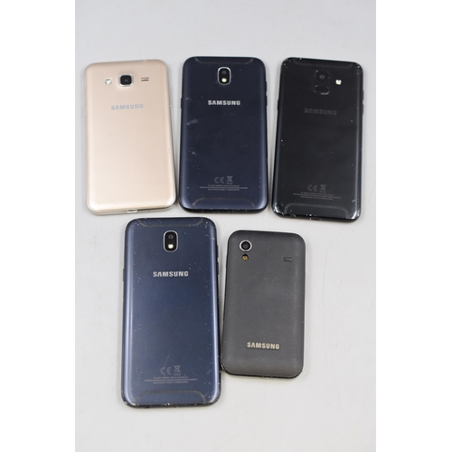 404 - Selection of Samsung Mobile Phones to include Samsung A6, Samsung J5 and more. Untested