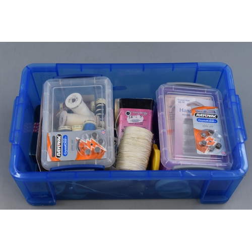 433 - A Large Selection of Sewing Items in Various Tins and Boxes.