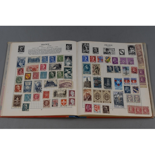 453 - Stanley Gibbons Fanfare 1965 Stamp Album containing a large selection of worldwide stamps including ... 