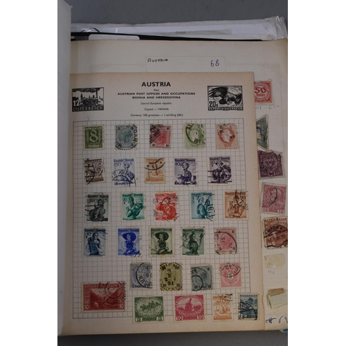 454 - Vintage Stamp Album of Worldwide definitive and Pictorial Stamps (A to E) including Austria, Cuba, B... 